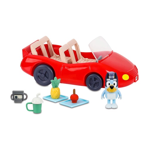 BLUEY Figura + carro Conversível FAMOSA