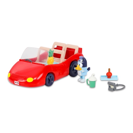 BLUEY Figura + carro Conversível FAMOSA