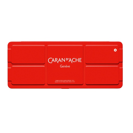 Guache em Tubo Caran D'ache Studio 10ml com 12 unidades caixa metal