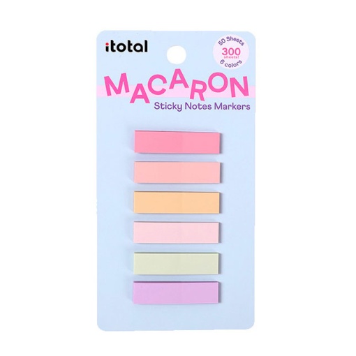 Notas adesivas I-TOTAL macaron 76mm com 6