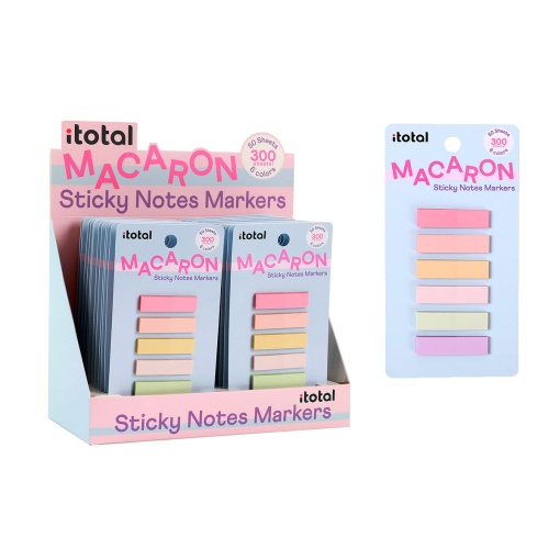 Notas adesivas iTotal macaron 76mm - 6 unidades