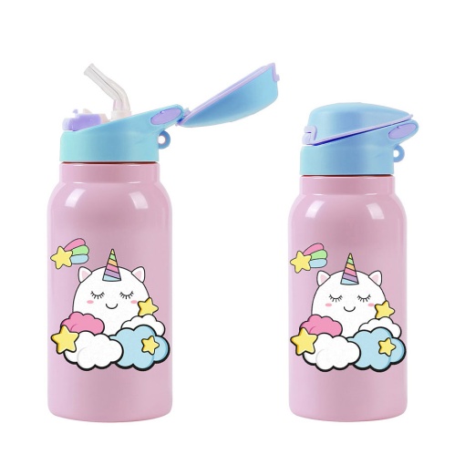 Garrafa térmica iDrink 350ml unicórnio