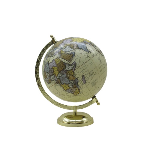 Globo terrestre 20cm iTotal marfim