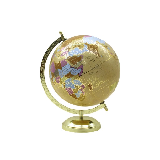 Globo terrestre 20cm iTotal dourado