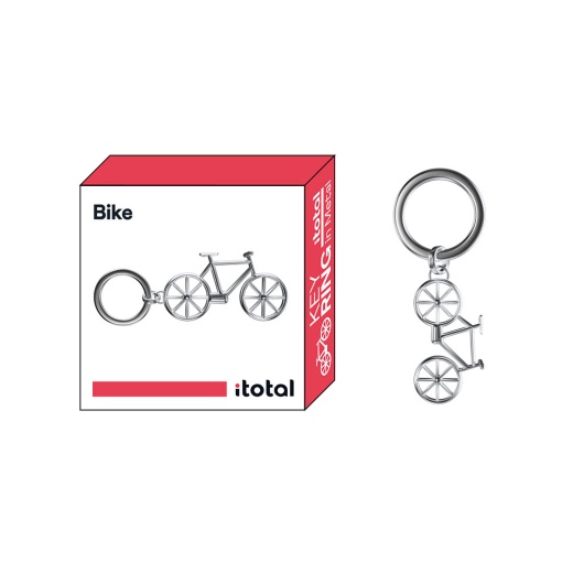 Porta-chaves metálico iTotal bicicleta