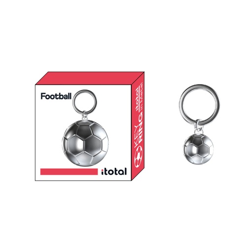 Porta-chaves metálico iTotal bola de futebol