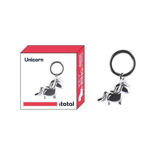Porta-chaves metálico iTotal unicórnio