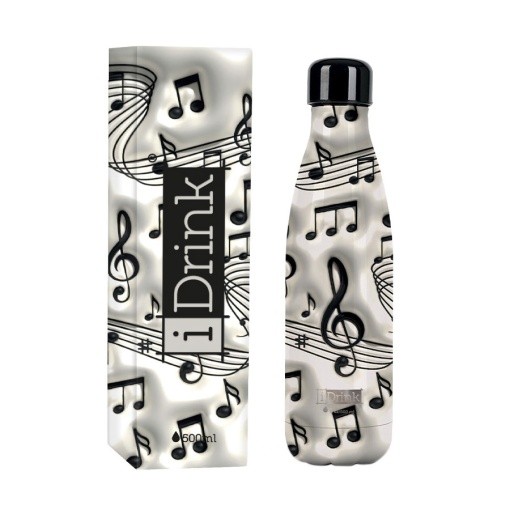 Garrafa Térmica I Drink 500ml Music 3D