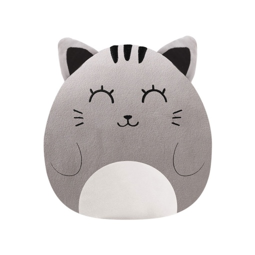 Almofada Peluche I-TOTAL Gato Cinza XL