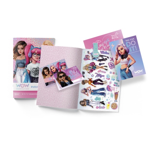 Livro de Autocolantes Holográficos WOW Generation