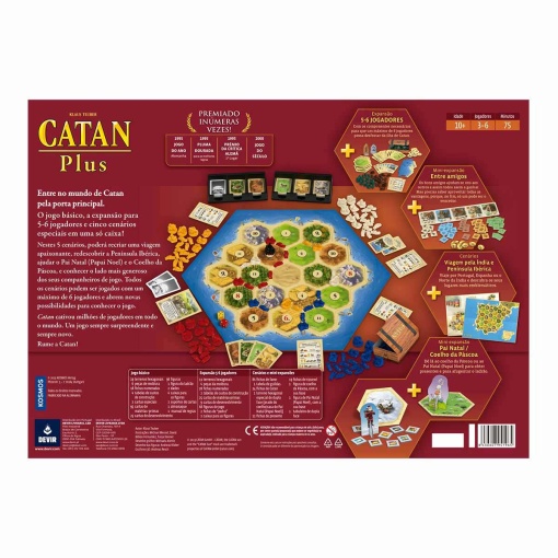 Catan Plus com cenários adicionais PT DEVIR