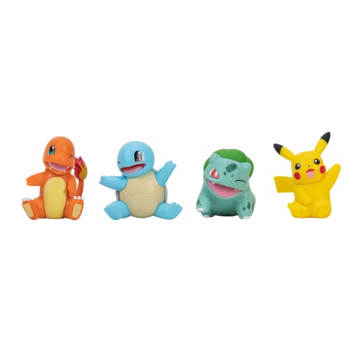 POKEMON Figuras Kanto 5cm (pack 4 unidades) BIZAK