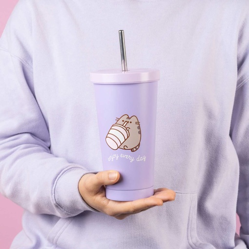 Copo com Palhinha PUSHEEN Moments 550ml
