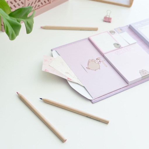 Planificador Semanal PUSHEEN Moments 50x16,7cm com Notas Adesivas