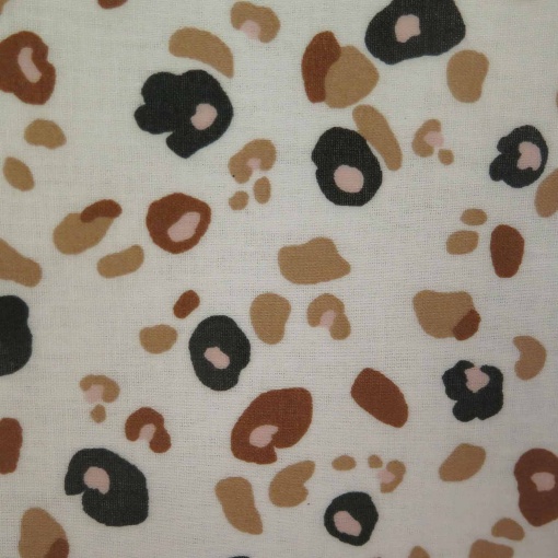 Tecido plastificado leopardo 1x1,40m 2379