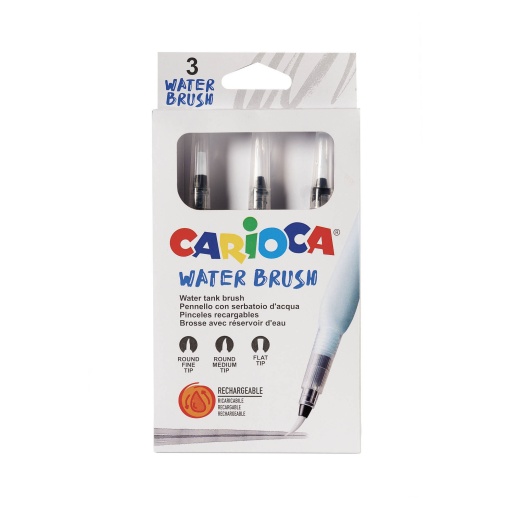 Pincel com Depósito de Água CARIOCA (3 unidades)