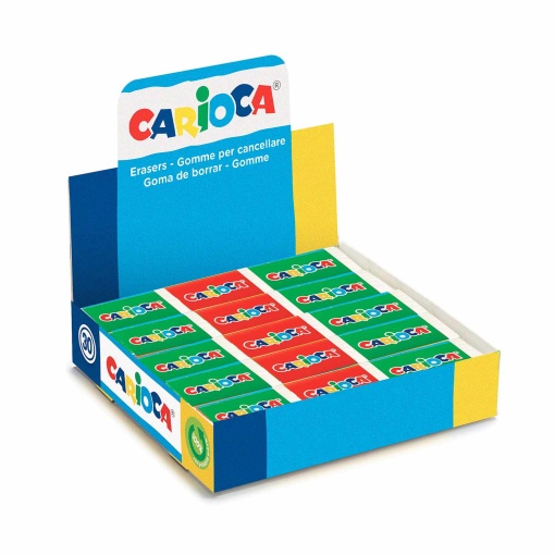 Borracha CARIOCA B30 Pequena Branca