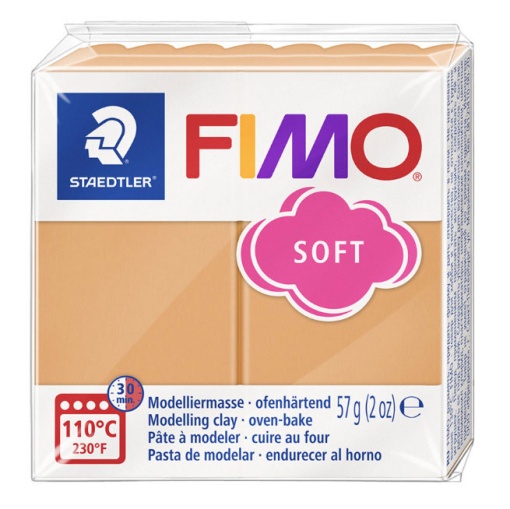 Pasta de Modelar FIMO Soft Trend T41 Gelado de Papaia 57g