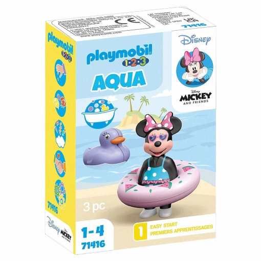 PLAYMOBIL 1.2.3 & Disney: Viagem à Praia da Minnie
