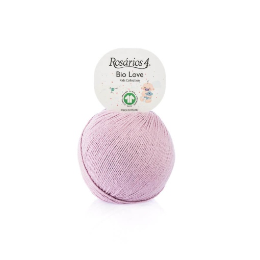 Fio de Tricot Rosários 4 Bio LOVE 50g Lavanda 33 GOTS