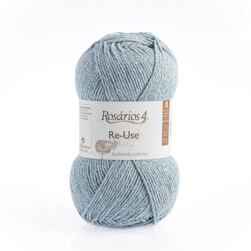 Fio de Tricot Rosários 4 Re-Use 100g Cinza 3