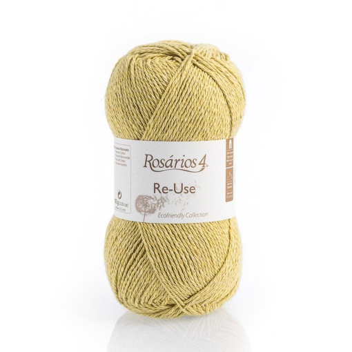 Fio de Tricot Rosários 4 Re-Use 100g Amarelo 7