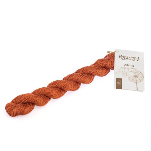 Fio de Tricot Rosários 4 Alfama 50g Tijolo 45