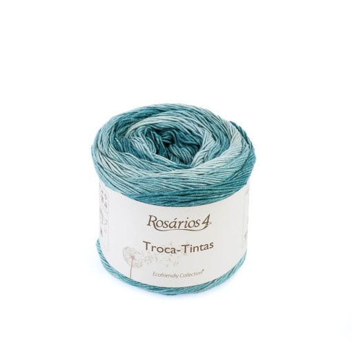 Fio de Tricot Rosários 4 Troca-tintas 100g Turquesa 1