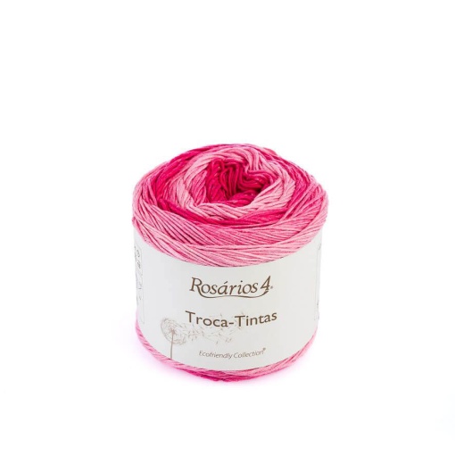 Fio de Tricot Rosários 4 Troca-tintas 100g Rosa 3