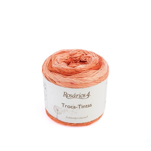 Fio de Tricot Rosários 4 Troca-tintas 100g Coral 9