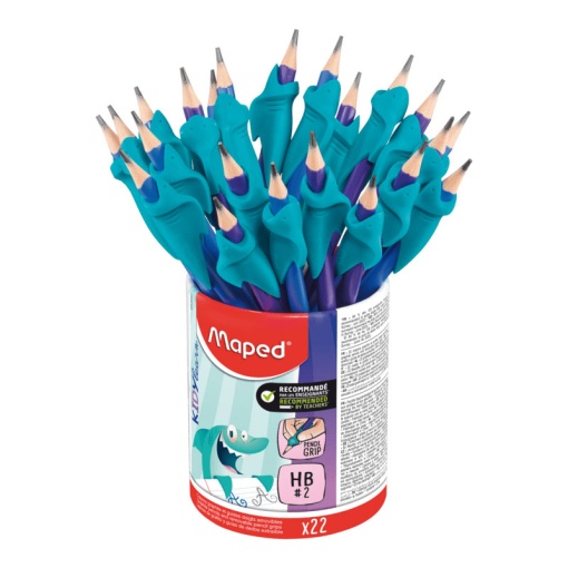 Graphite pencil + adapter MAPED Kidy Learn Concentration HB #2
