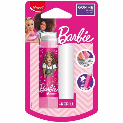 Borracha Stick + Recarga MAPED BARBIE
