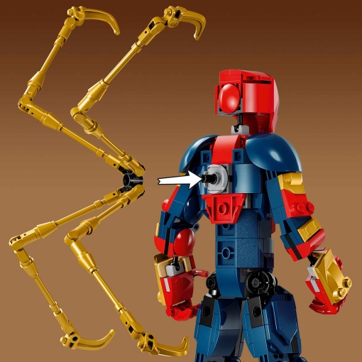 LEGO MARVEL Figura de Construção do Iron Spider-man 76298