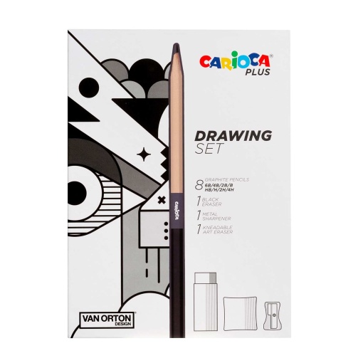 Conjunto de Desenho CARIOCA Plus 11 Peças