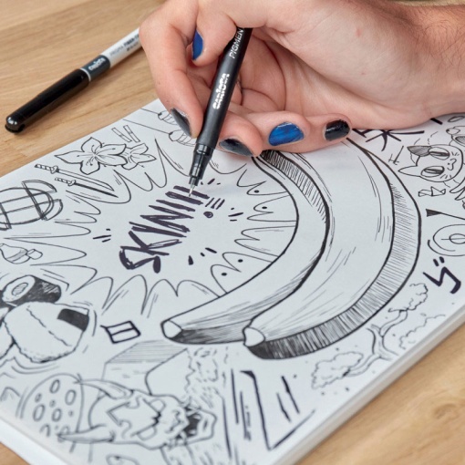 Fineliner Carioca PLUS 0.2mm black