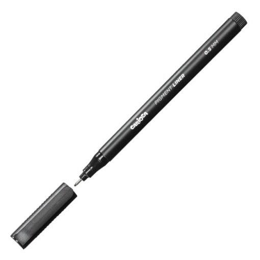 Fineliner CARIOCA Plus 0,5mm Preto