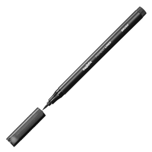 Fineliner CARIOCA Plus Brush Preto