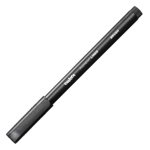 Fineliner Carioca PLUS brush preto