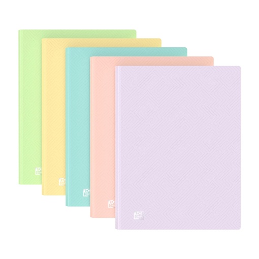 Portefólio OXFORD Urban A4 Espiral 20 Bolsas Cores Pastel Sortido