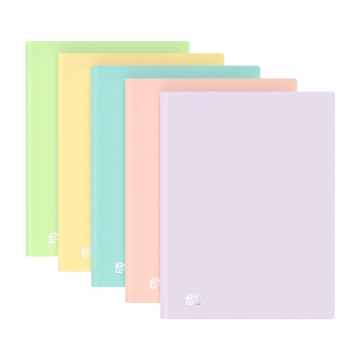 Portefólio OXFORD Urban A4 40 Bolsas Cores Pastel Sortido