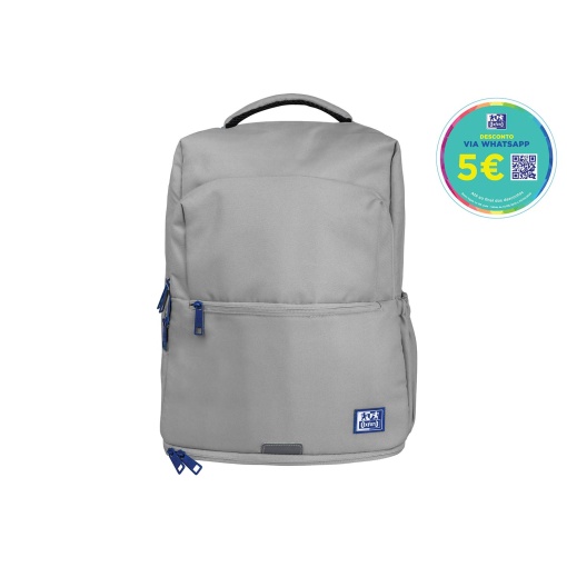 Mochila OXFORD B-out Cinza 42x30x15cm