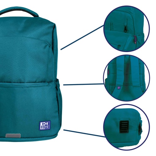 Mochila OXFORD B-out Aqua 42x30x15cm