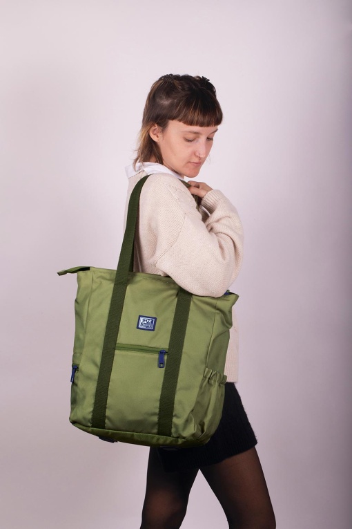 Tote Bag OXFORD B-trendy Verde Safari 38x31x12cm