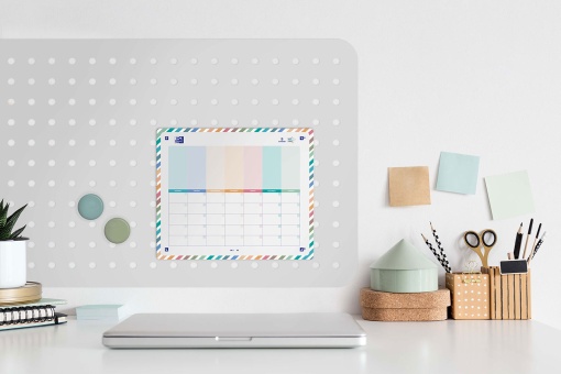 Planificador semanal / mensal magnético OXFORD flexível 43x38cm