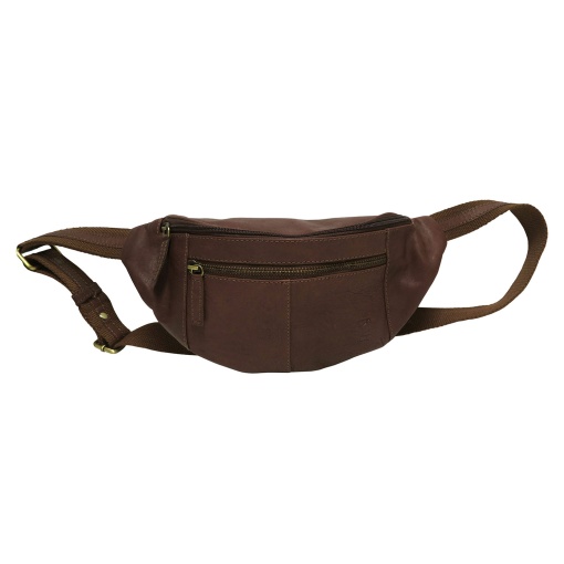 Bolsa de cintura em pele RMN camel