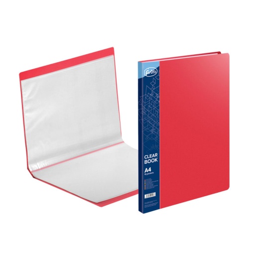 Portefólio FOROFIS A4 10 Bolsas Vermelho