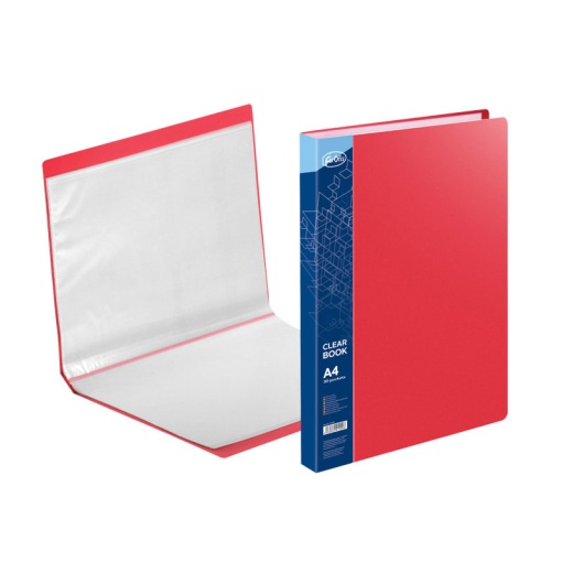 Portefólio FOROFIS A4 30 Bolsas Vermelho