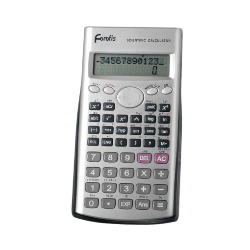 Calculadora Científica FOROFIS Prata 12 Dígitos (fx82)