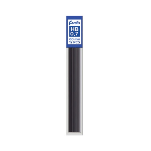 Minas FOROFIS 0,7mm HB com 12