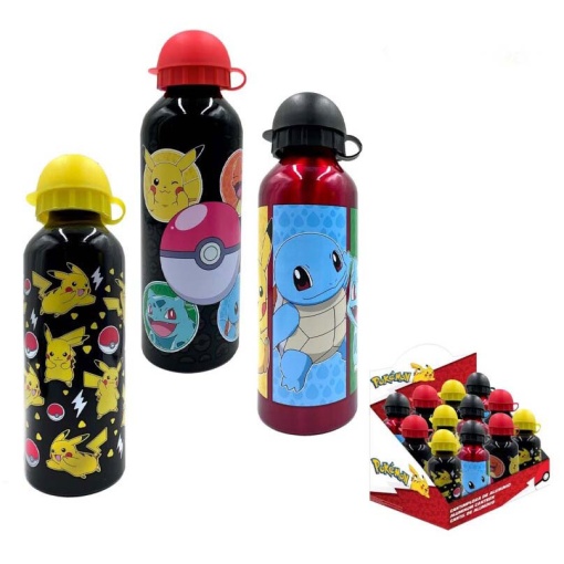 Garrafa de alumínio POKEMON 500ml sortido Pk00014